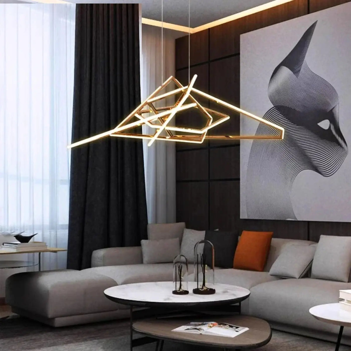 Suspension LED Géométrique Design – Varelle