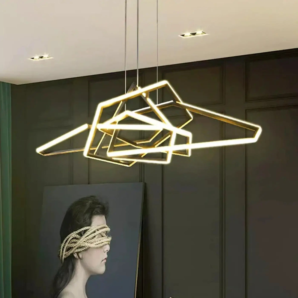 Suspension LED Géométrique Design – Varelle