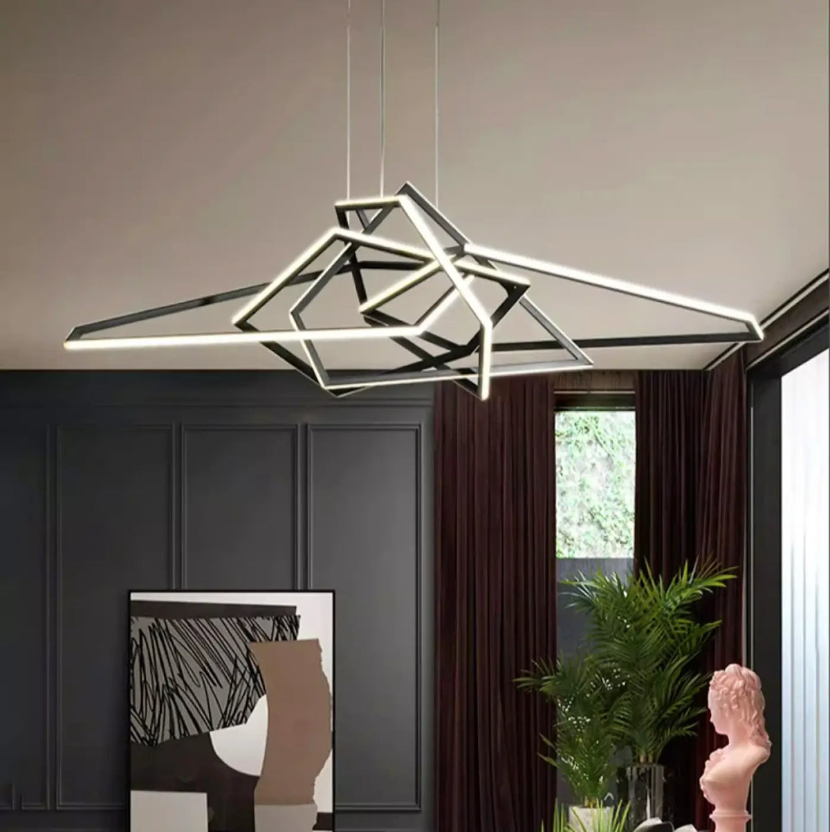 Suspension LED Géométrique Design – Varelle