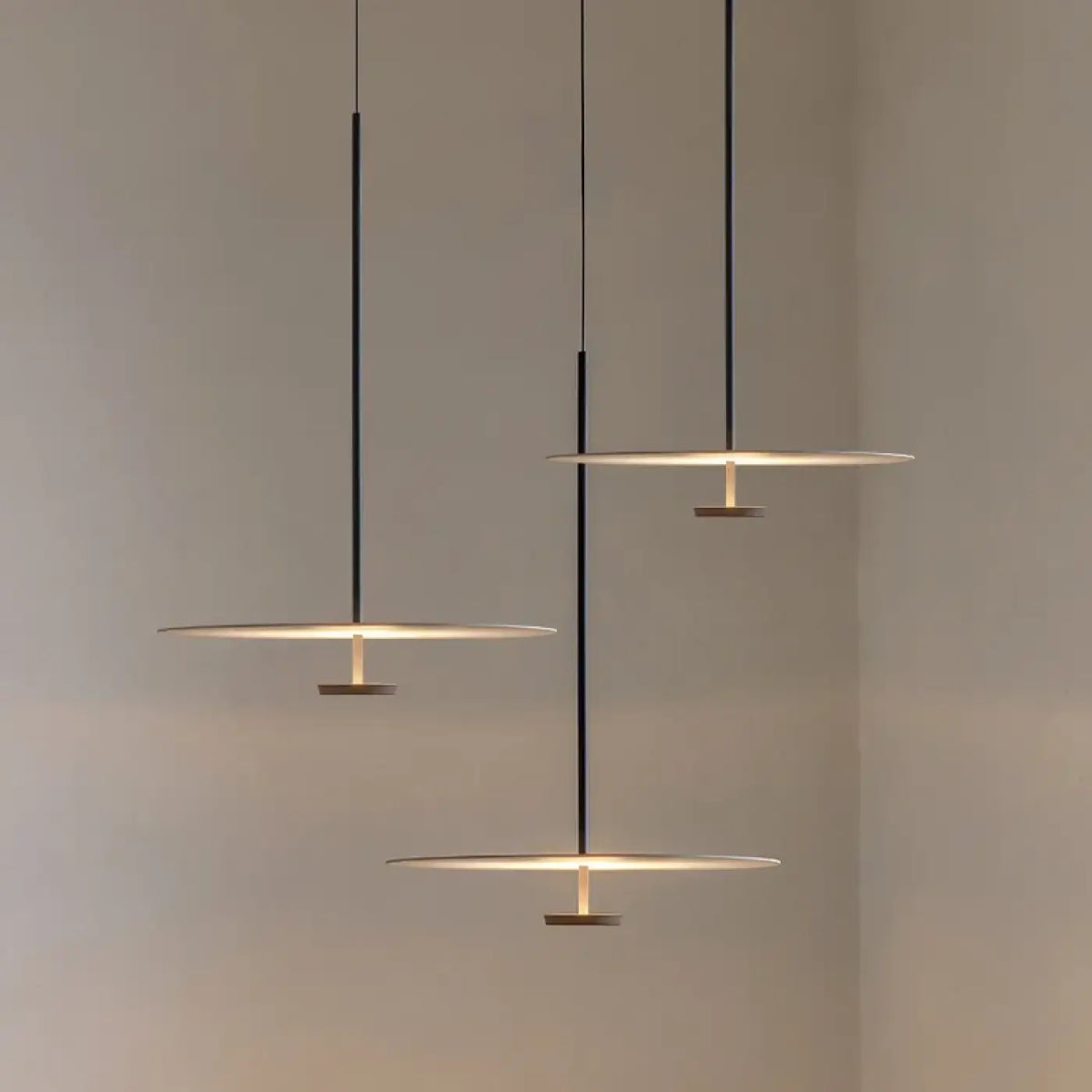 Suspension LED Disque Minimaliste – Sodia
