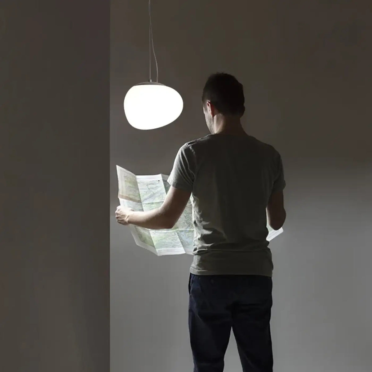 Suspension LED Blanche Moderne – Rovelle