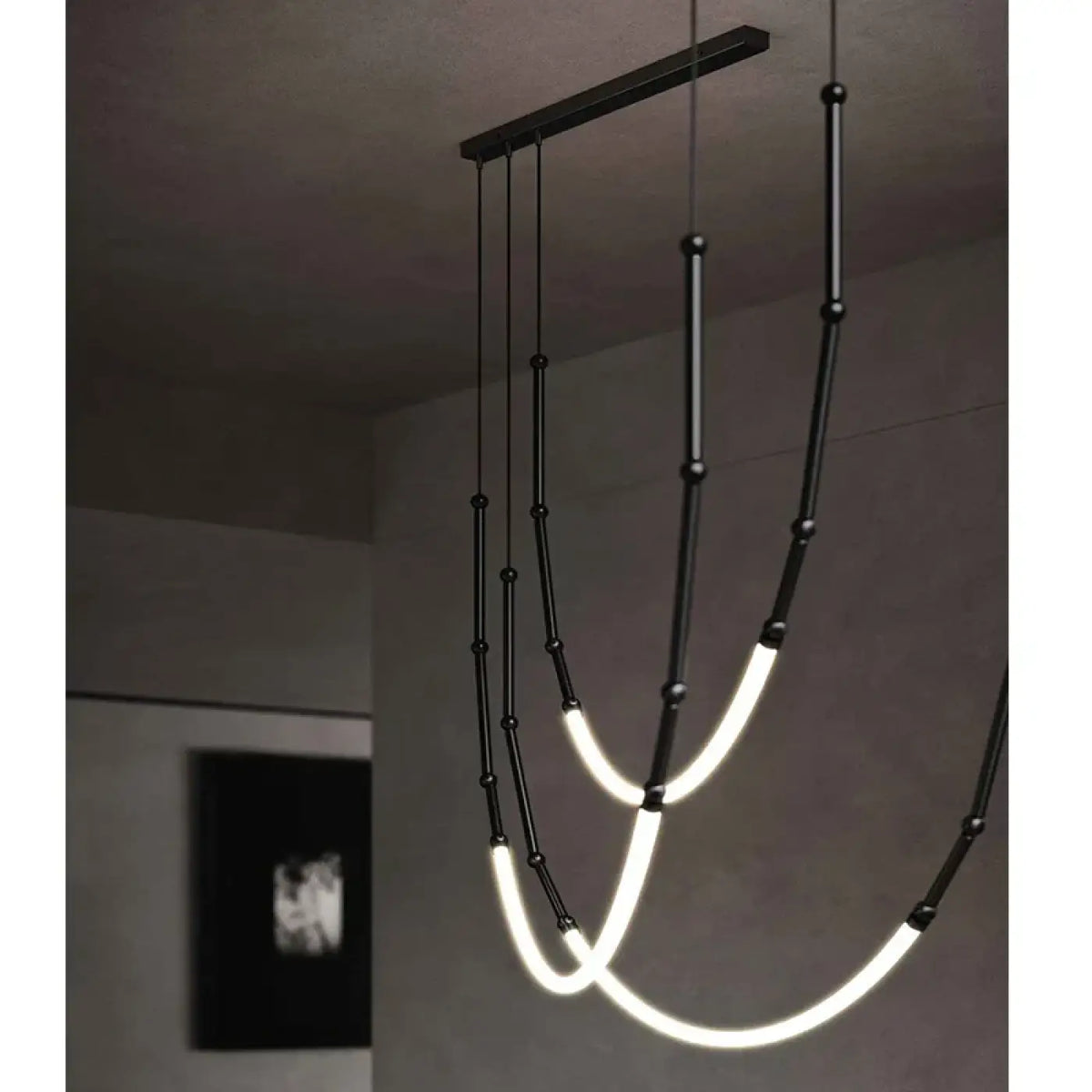 Suspension LED à Câbles Lumineux – Dilane