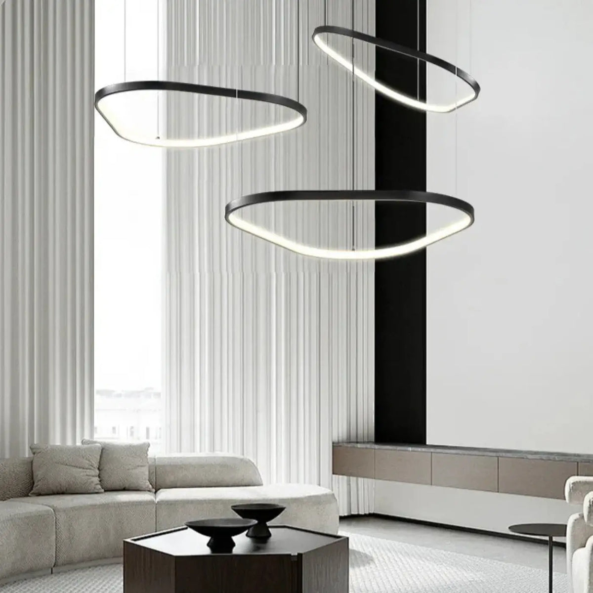 Suspension LED Ovale Réglable – Sarelle