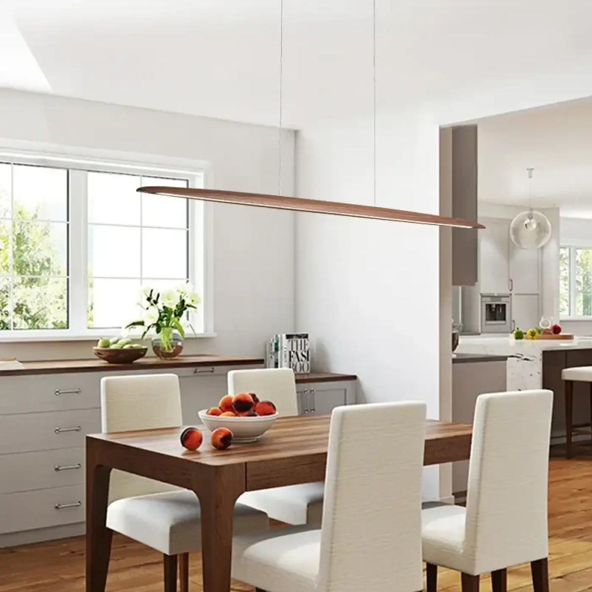 Suspension Linéaire en Bois – Tisio