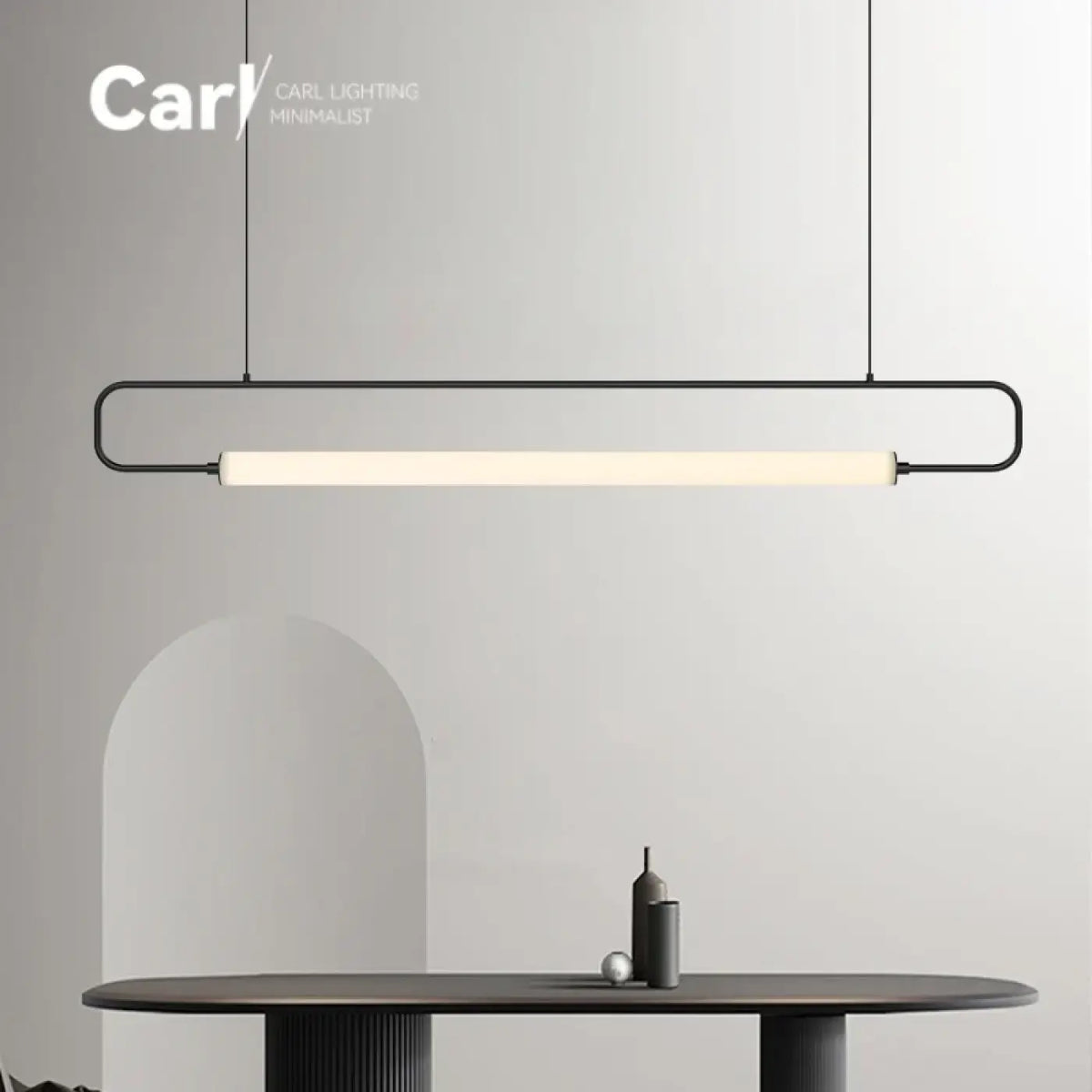 Suspension Linéaire LED Dorée – Davelle