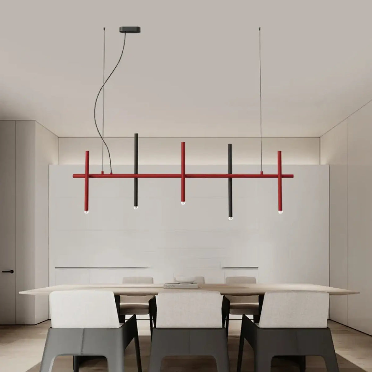 Suspension Longue à 6 Sources pour Table – Tovon