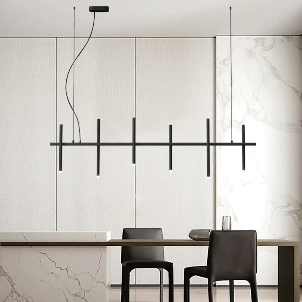 Suspension Longue à 6 Sources pour Table – Tovon