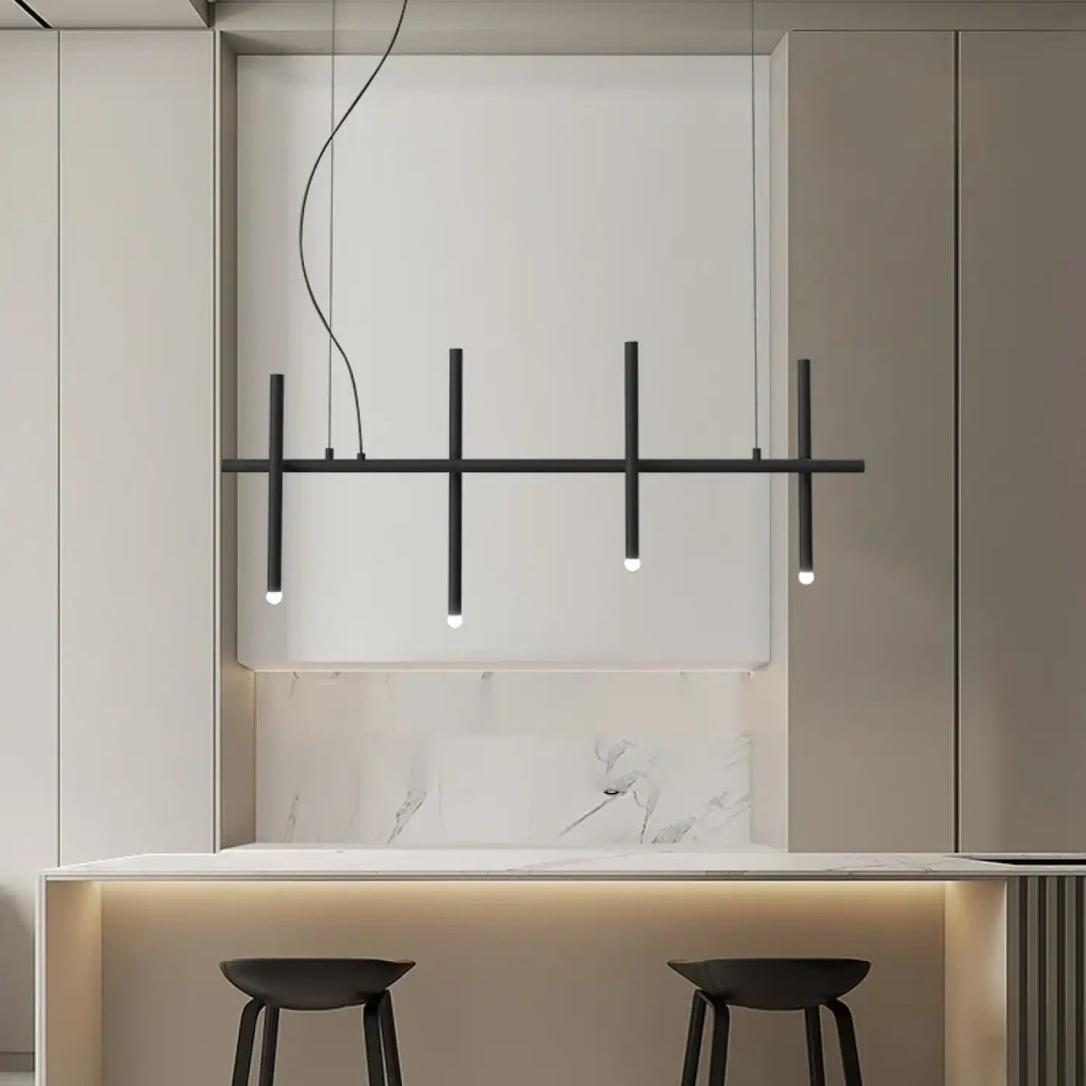 Suspension Longue à 6 Sources pour Table – Tovon