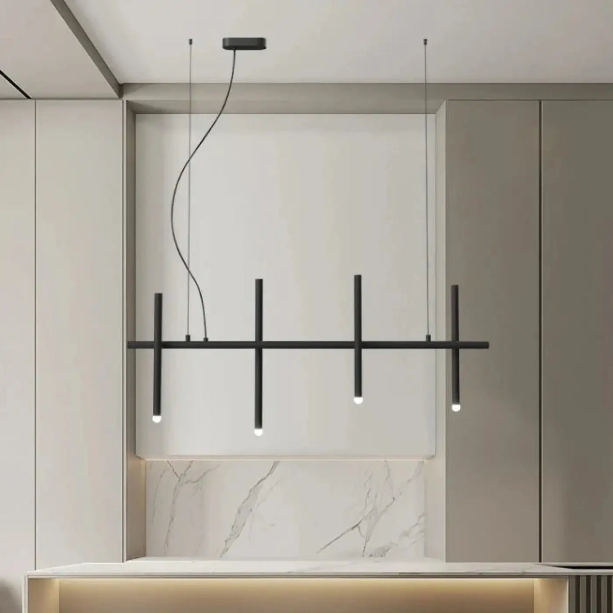 Suspension Longue à 6 Sources pour Table – Tovon