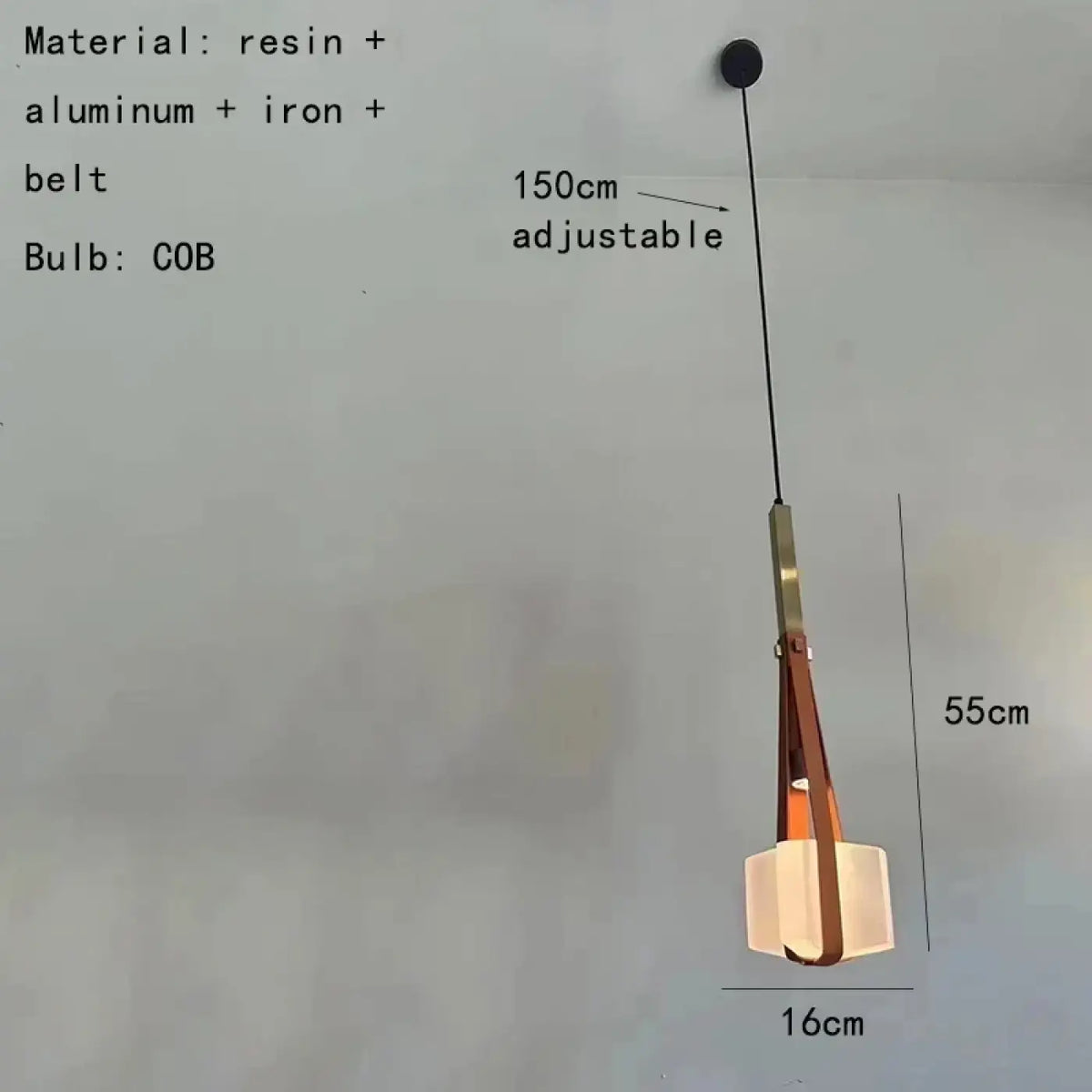Suspension Art Déco en Verre Doré – Graline