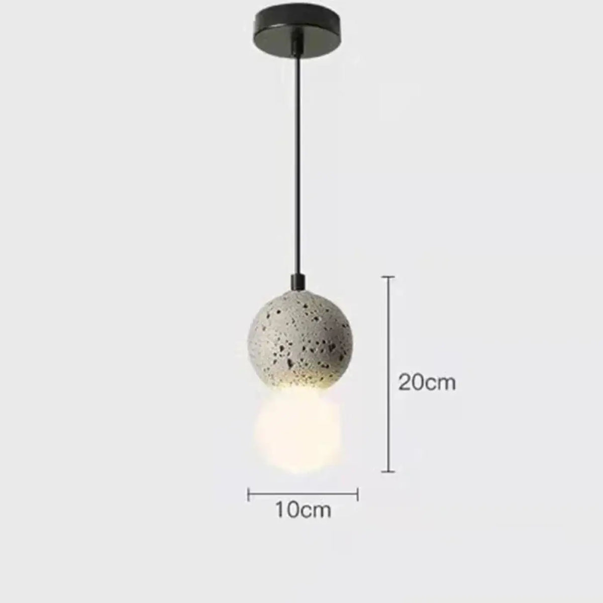 Suspension Ronde en Béton – Sonine