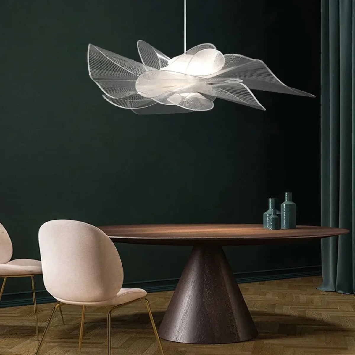 Suspension Blanche Minimaliste – Plina