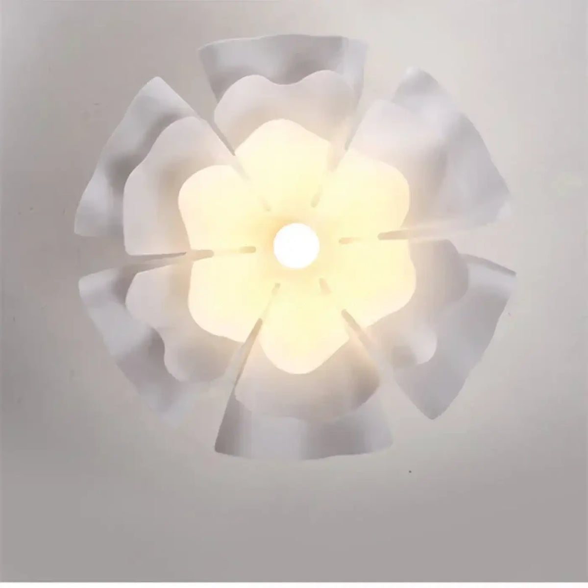 Suspension Blanche en Forme de Fleur – Livette