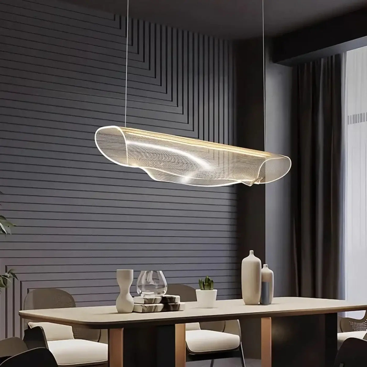 Suspension LED Blanche Support Ajustable – Flésan