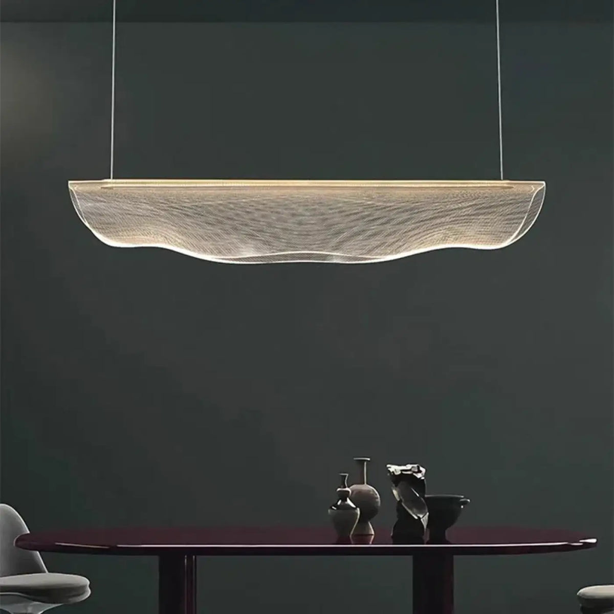 Suspension LED Blanche Support Ajustable – Flésan