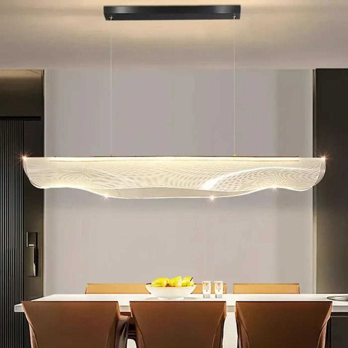 Suspension LED Blanche Support Ajustable – Flésan