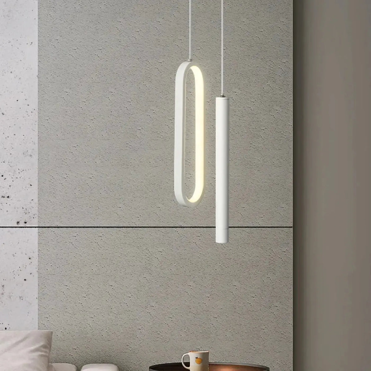 Suspension Blanche Nordique pour Chambre – Odane