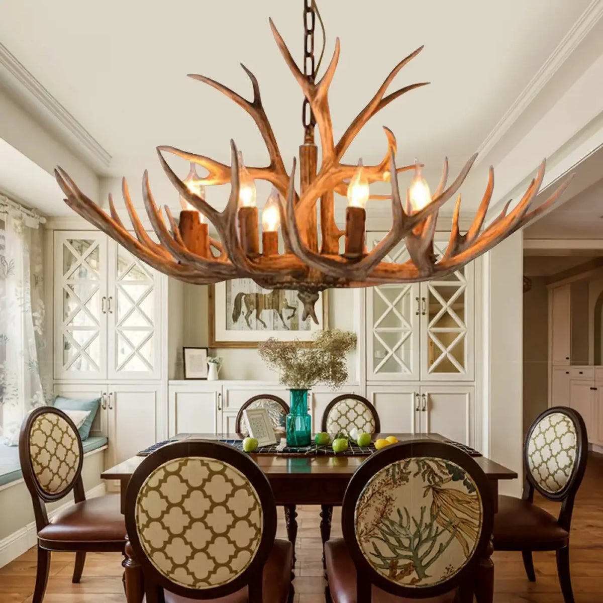 Suspension Bois de Cerf Rustique – Manio