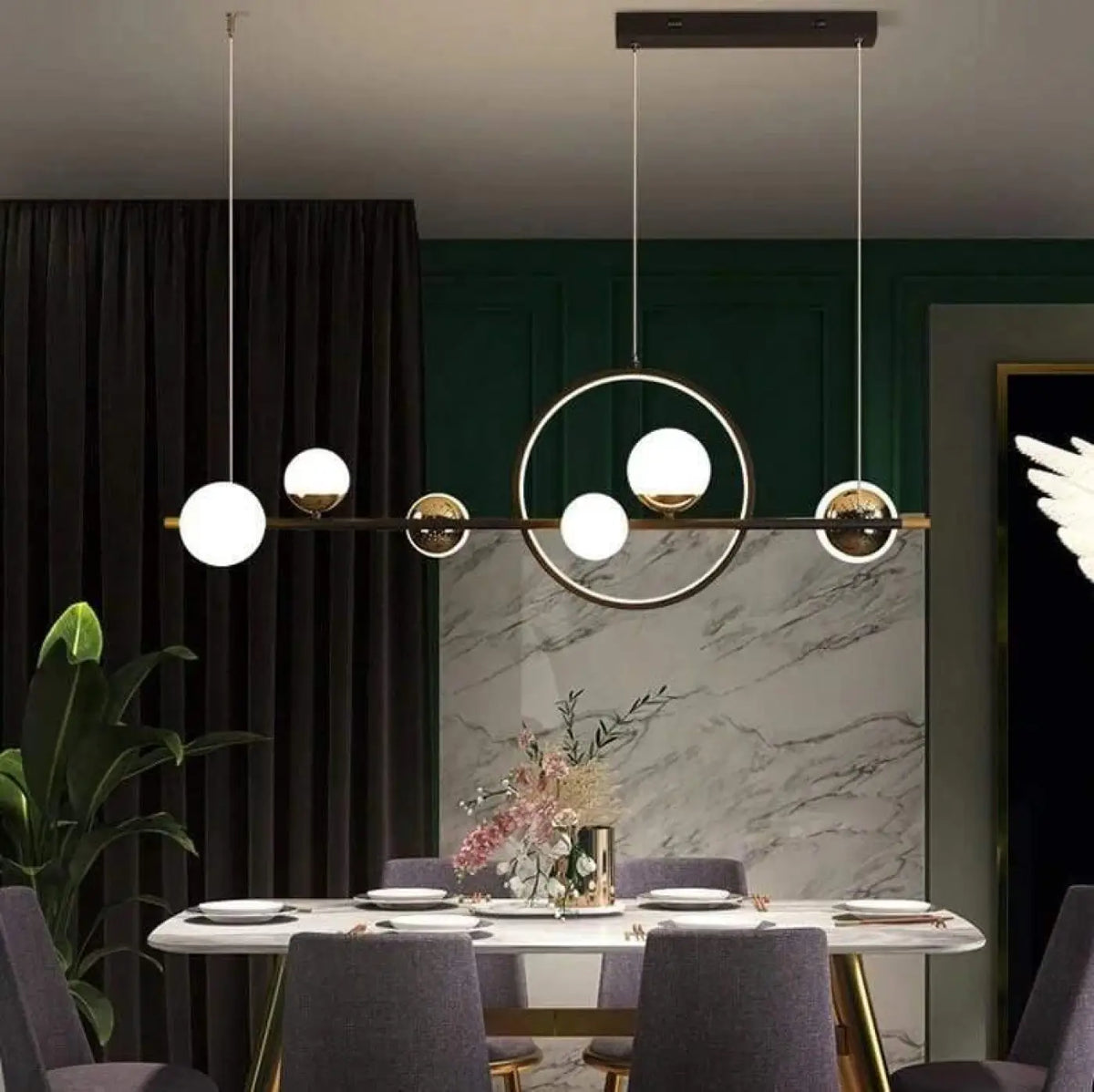 Suspension Boule Moderne – Lasane