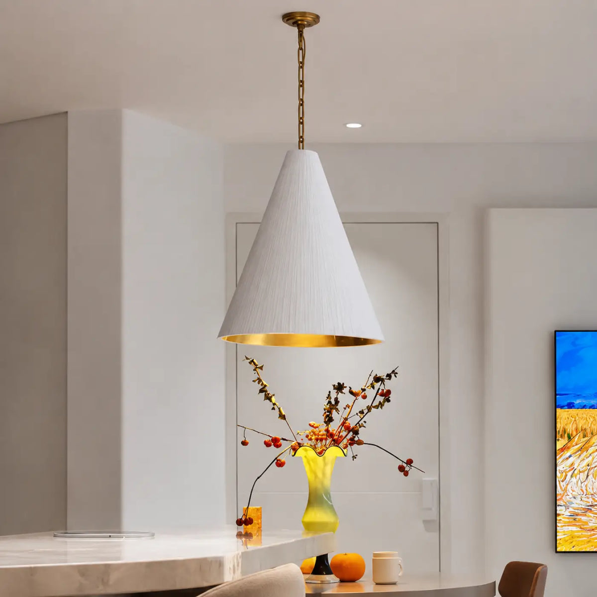Suspension Conique Design Épurée – Morelle