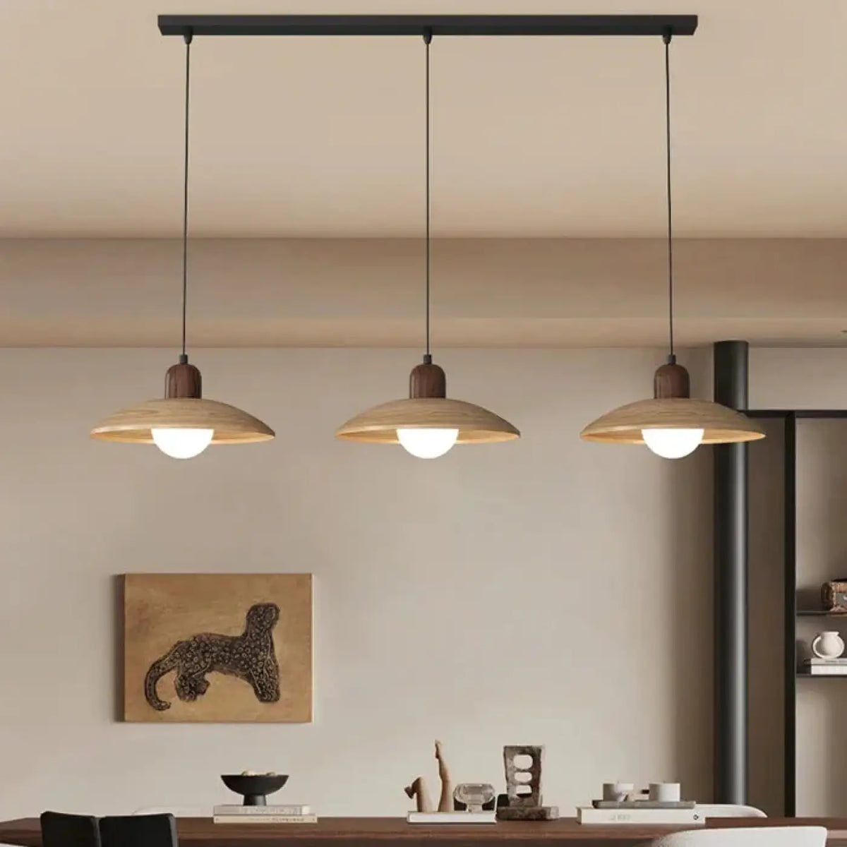 Suspension en Verre et Métal Contemporaine – Kasine