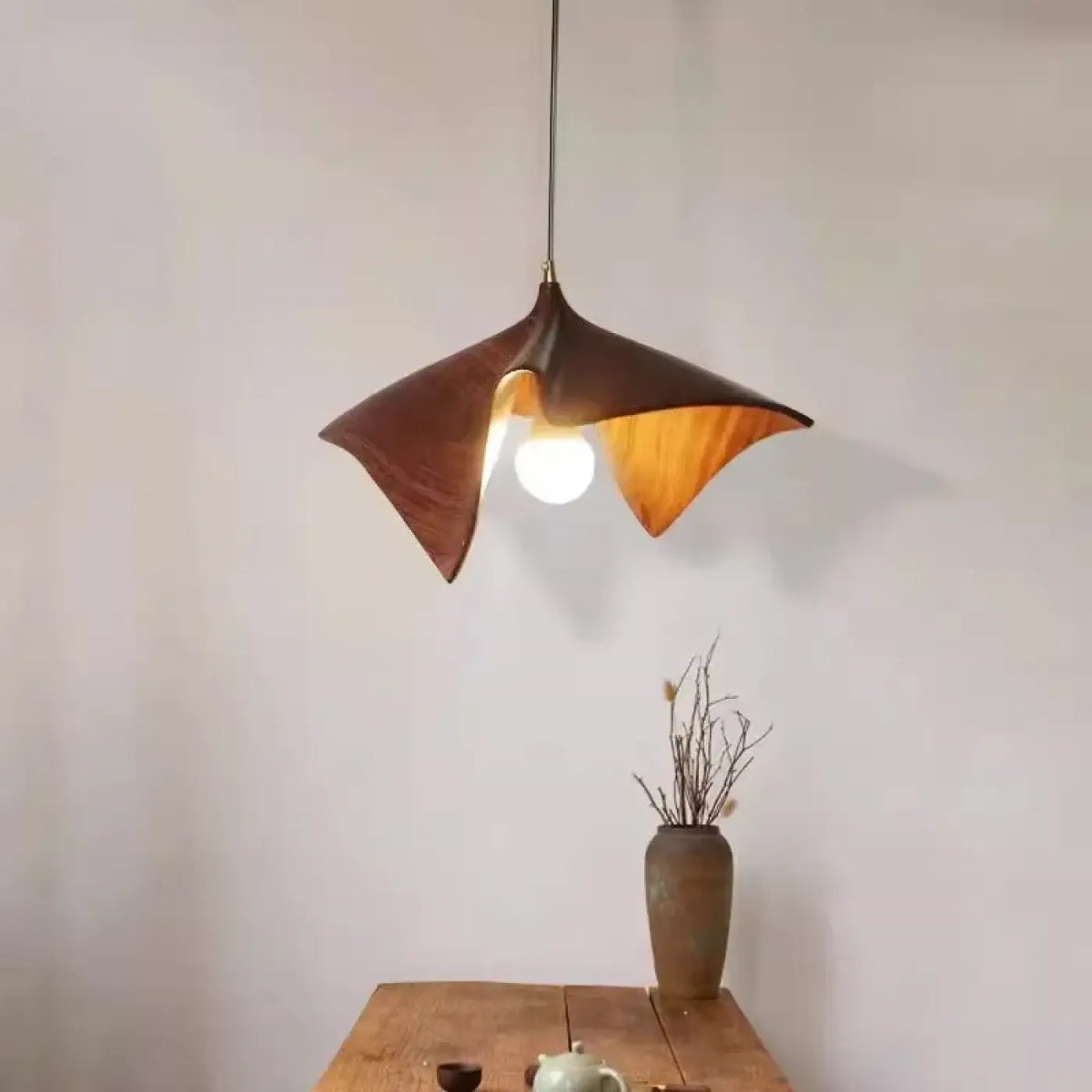 Suspension Contemporaine Finition Bois – Sonio
