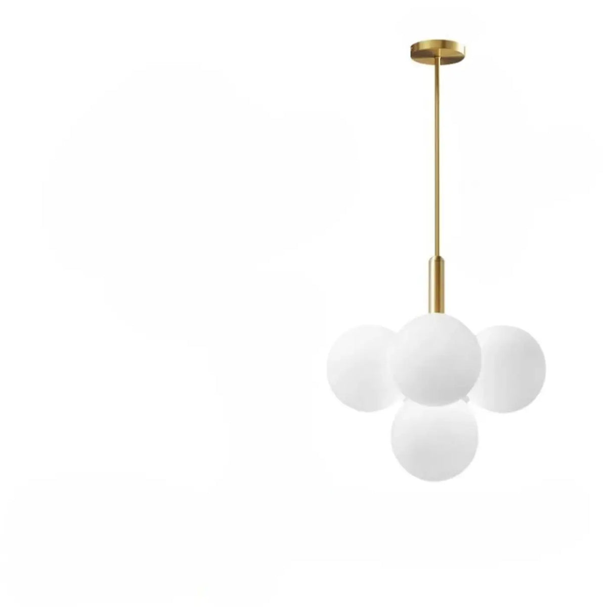 Suspension à Globes en Verre Givré – Movio