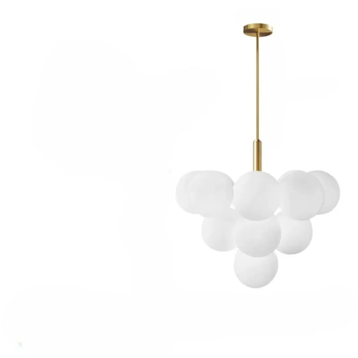 Suspension à Globes en Verre Givré – Movio