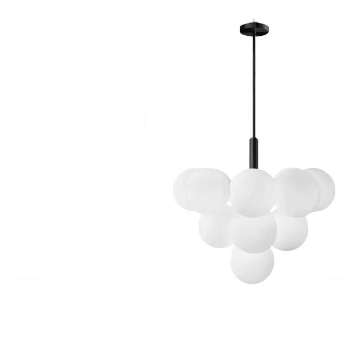 Suspension à Globes en Verre Givré – Movio