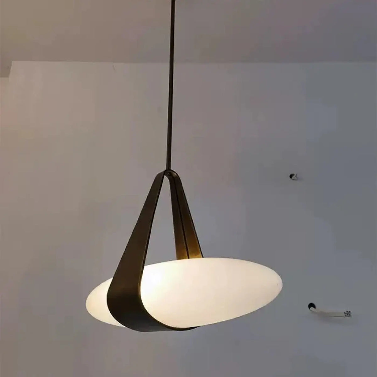 Suspension Contemporaine Noir et Verre – Fodel