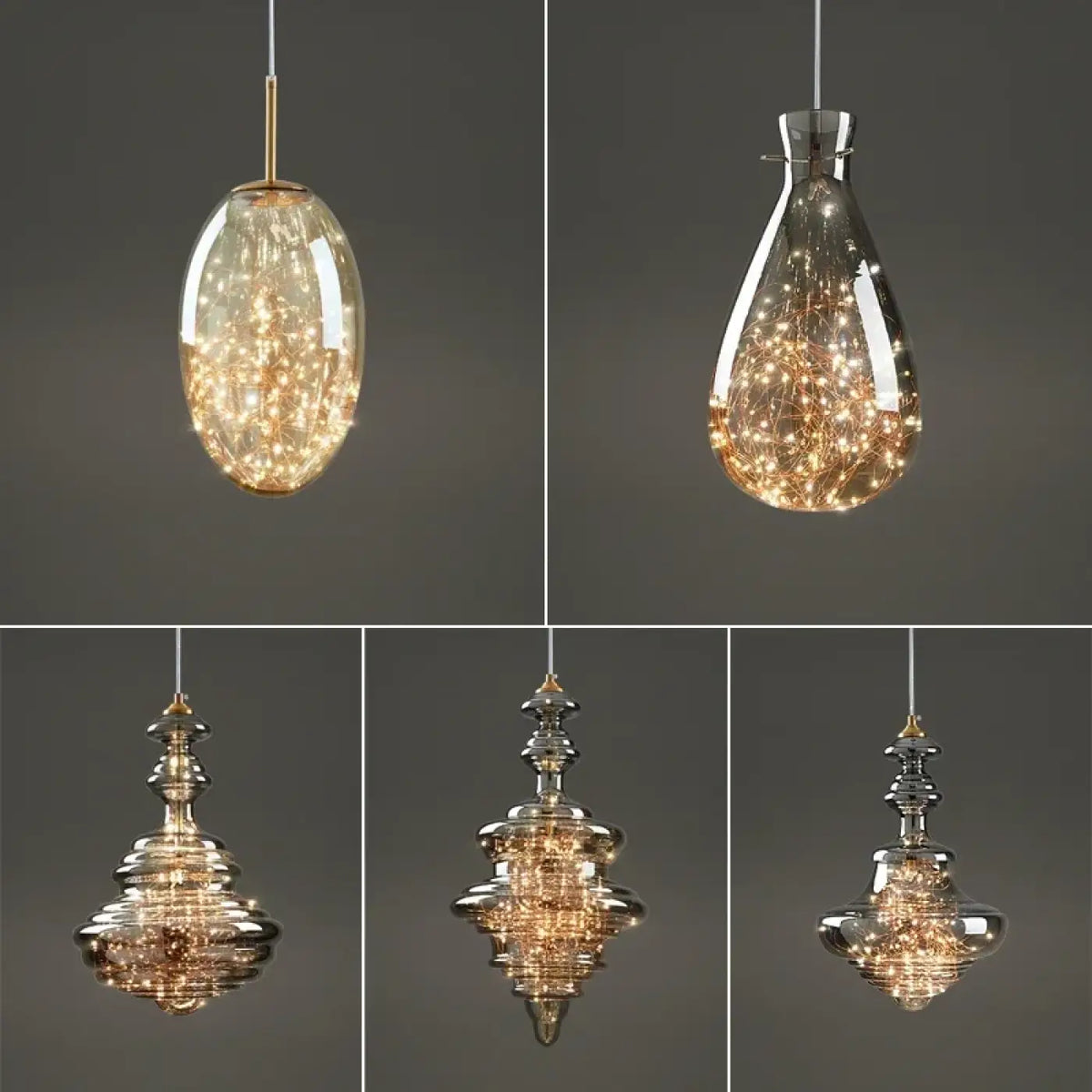 Suspension en Cuivre et Verre – Jémelle