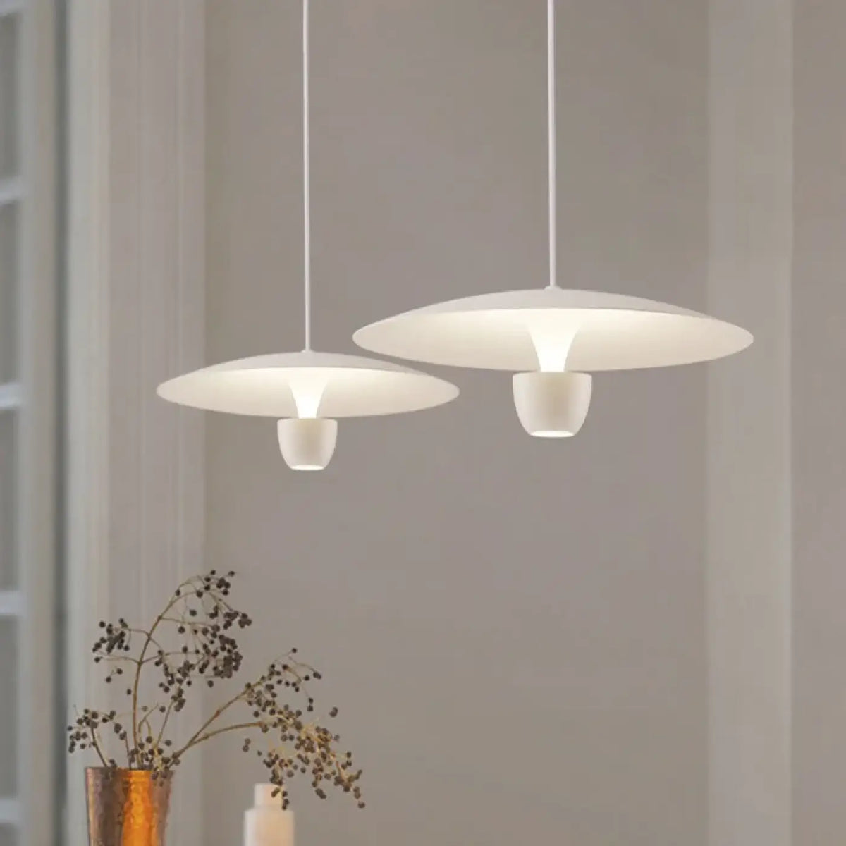 Suspension Design à Abat-jour Plat – Zevis