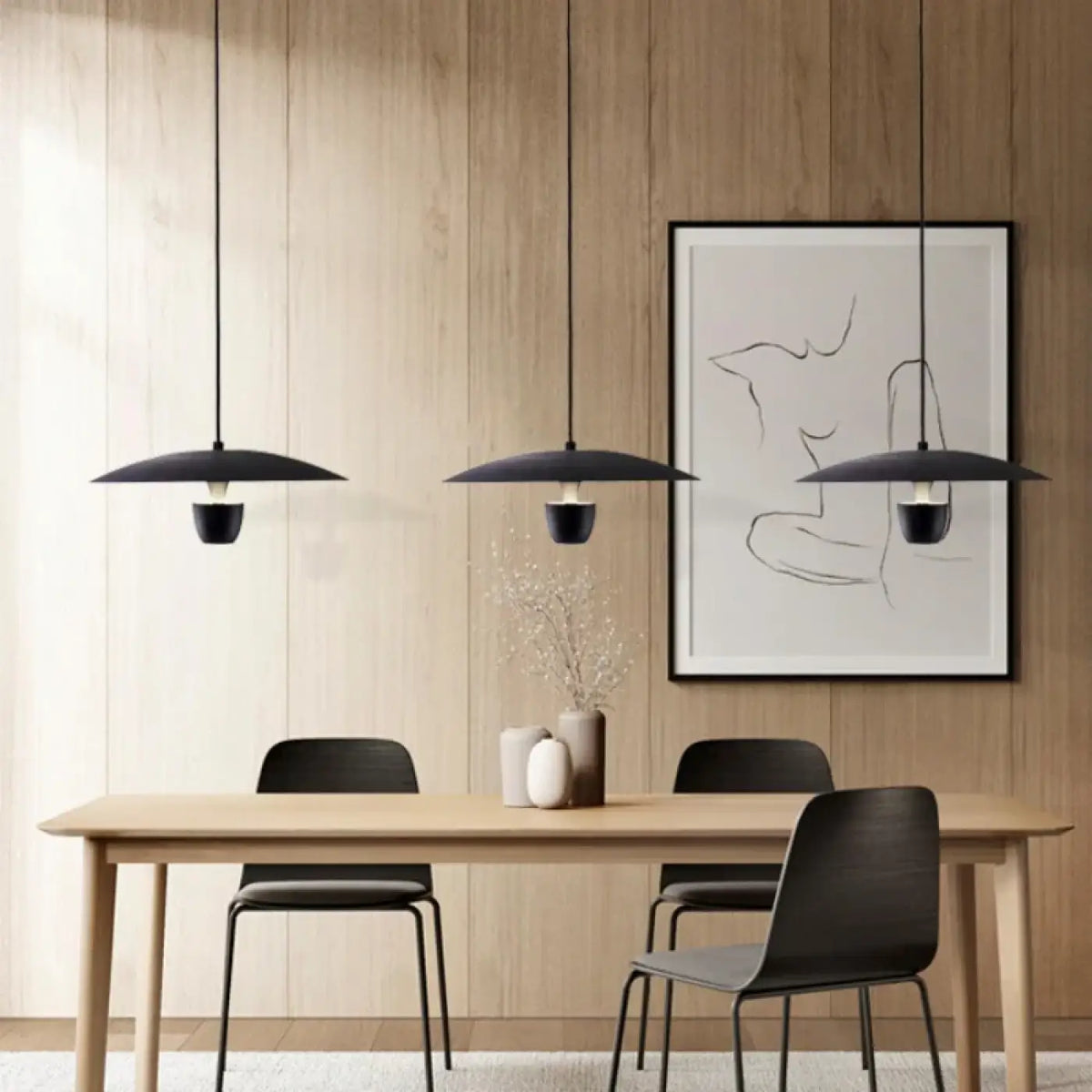 Suspension Design à Abat-jour Plat – Zevis