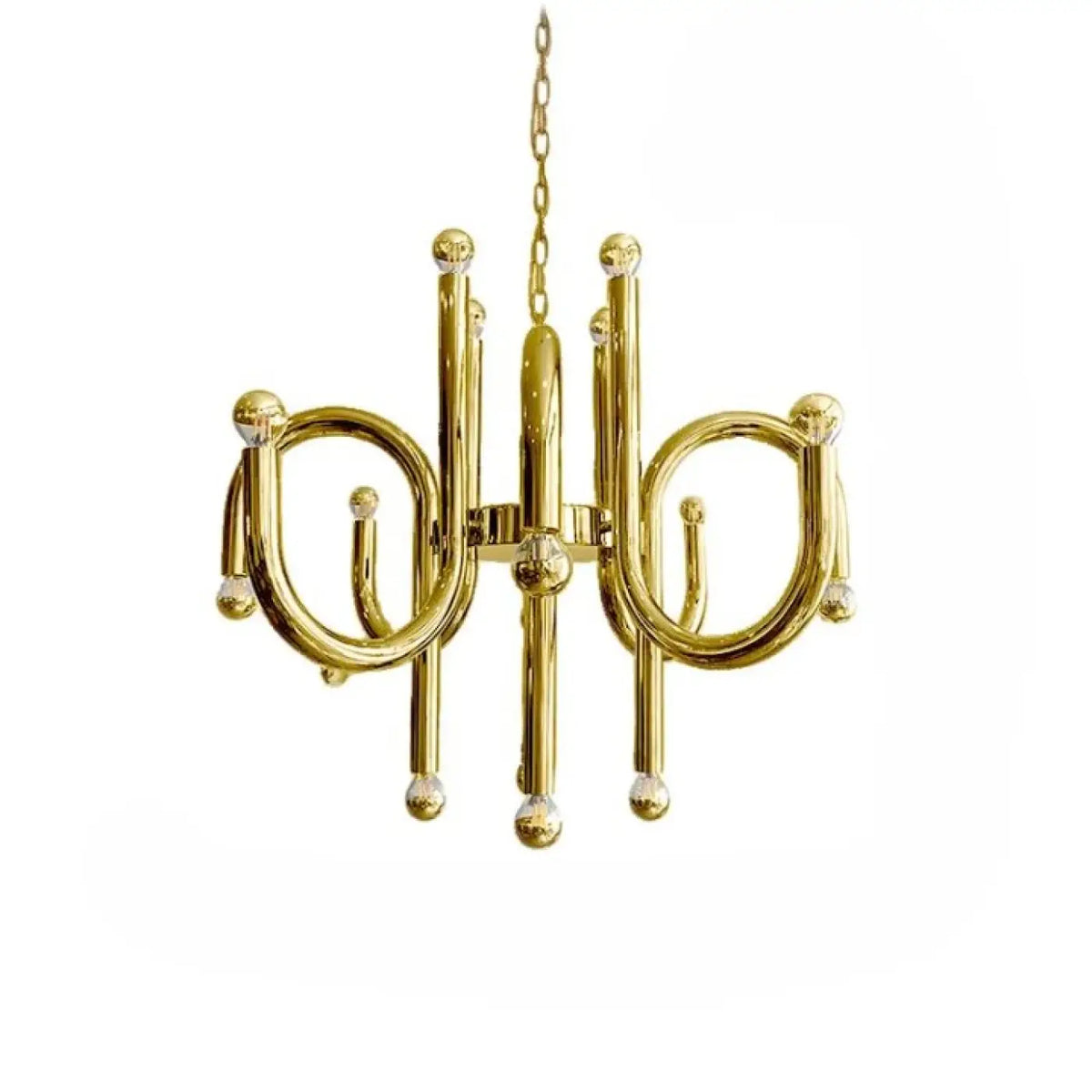 Suspension Courbes Métal Effet Miroir – Fivane