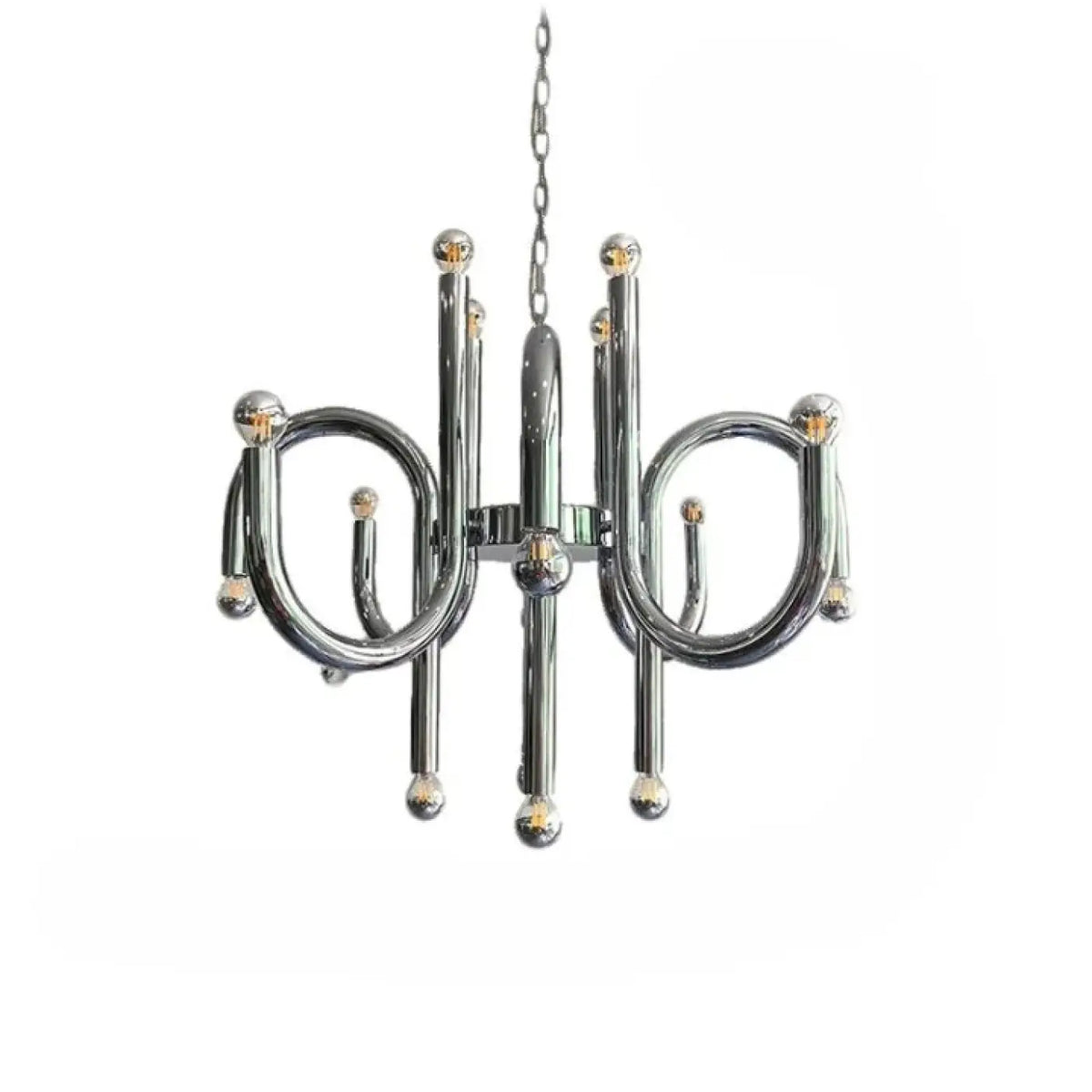 Suspension Courbes Métal Effet Miroir – Fivane