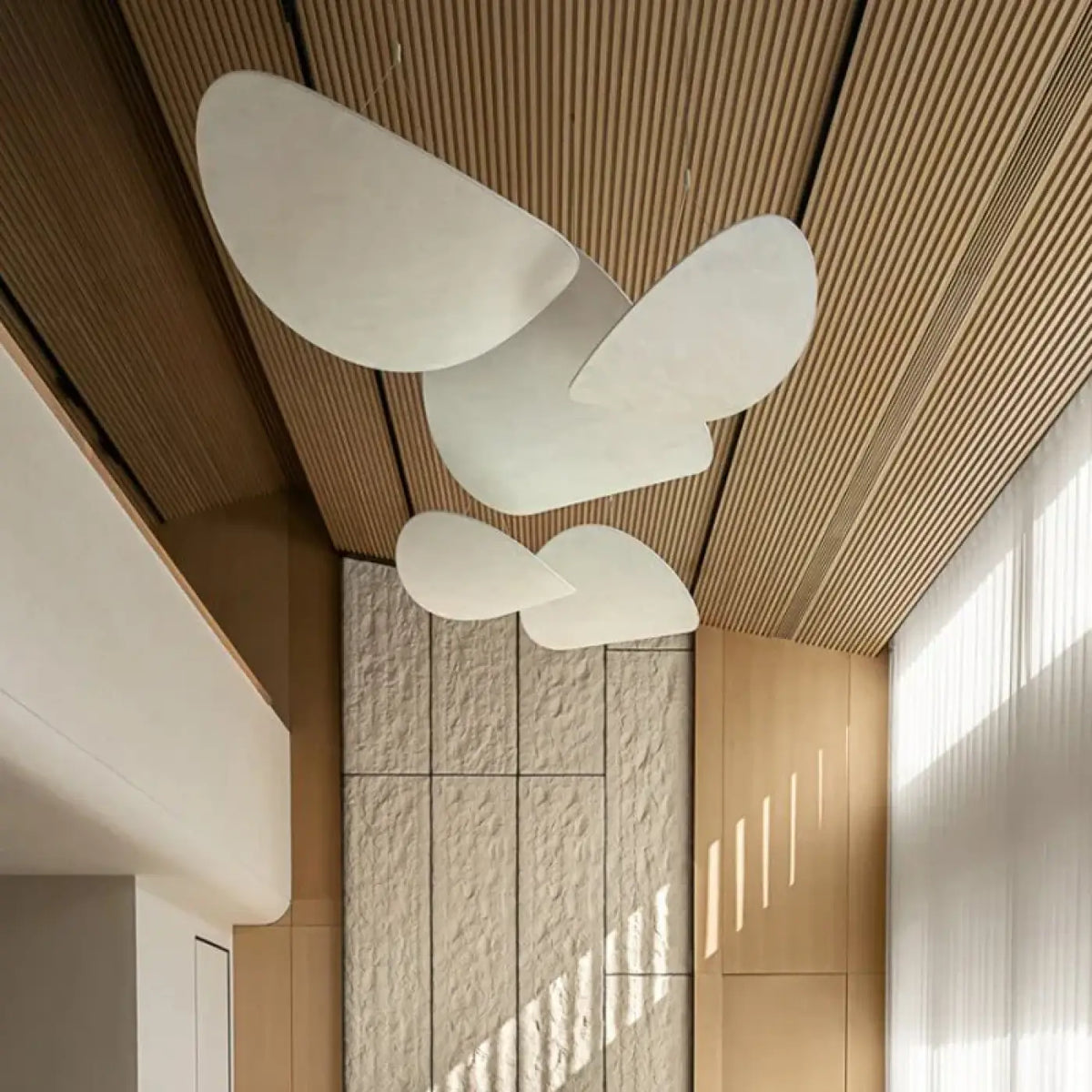 Suspension Galets Blanc Mat – Nasan