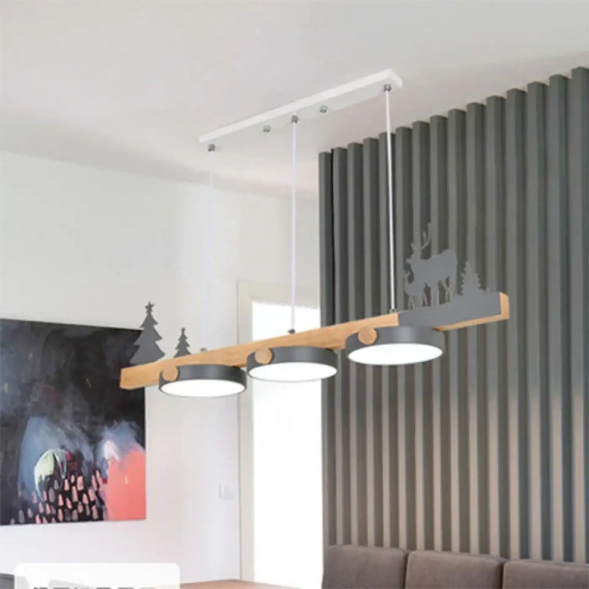 Suspension en Bois Décor Nature – Tasine