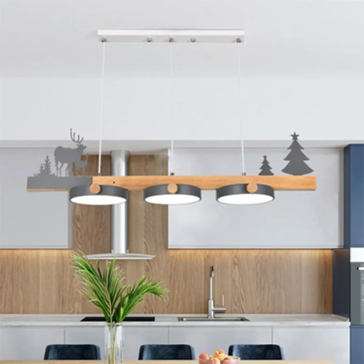 Suspension en Bois Décor Nature – Tasine