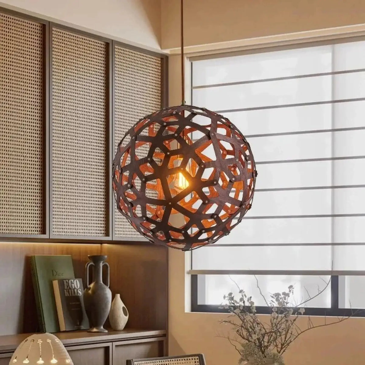 Suspension Boule Ajourée Design – Fonon