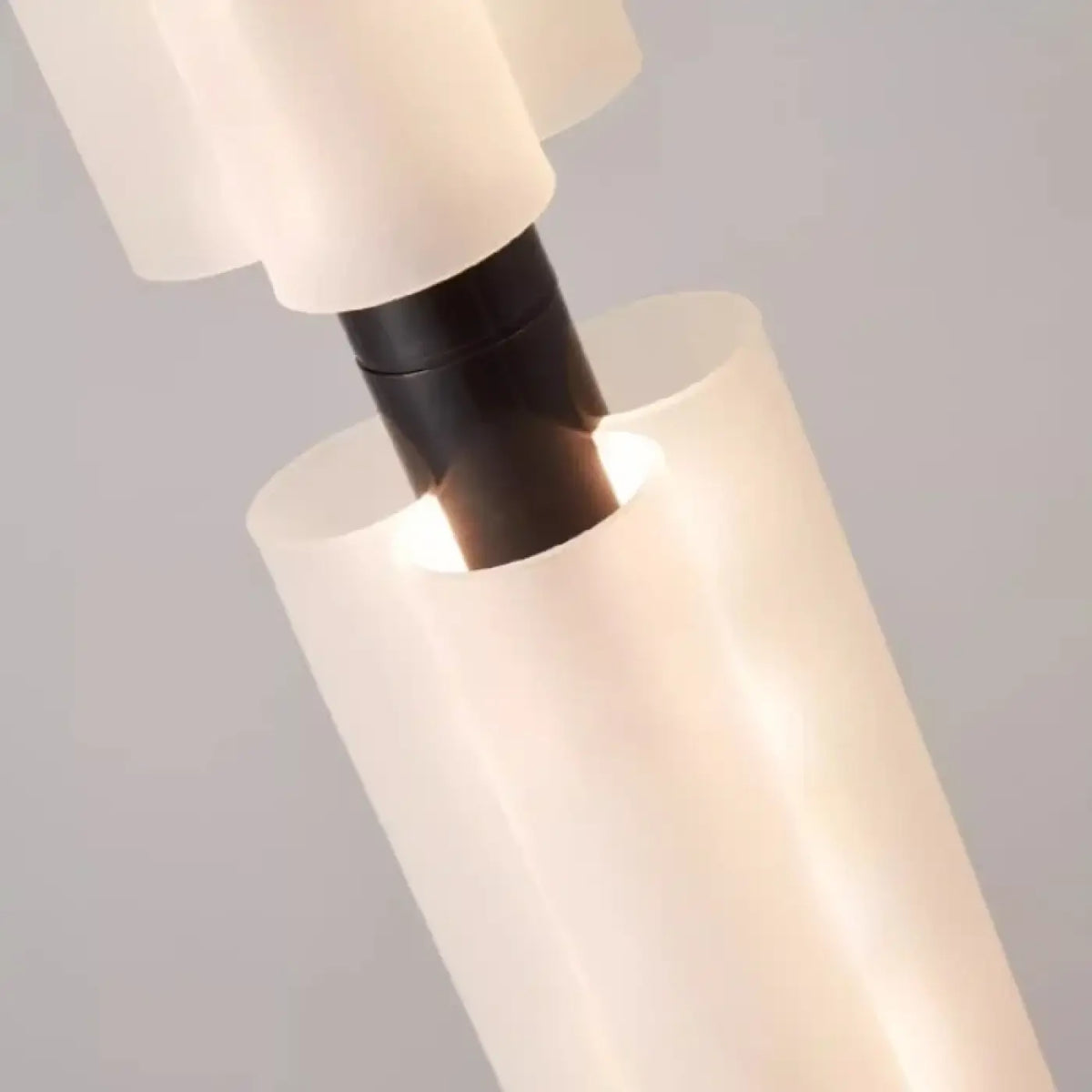 Suspension Cylindre en Verre Blanc – Prevon