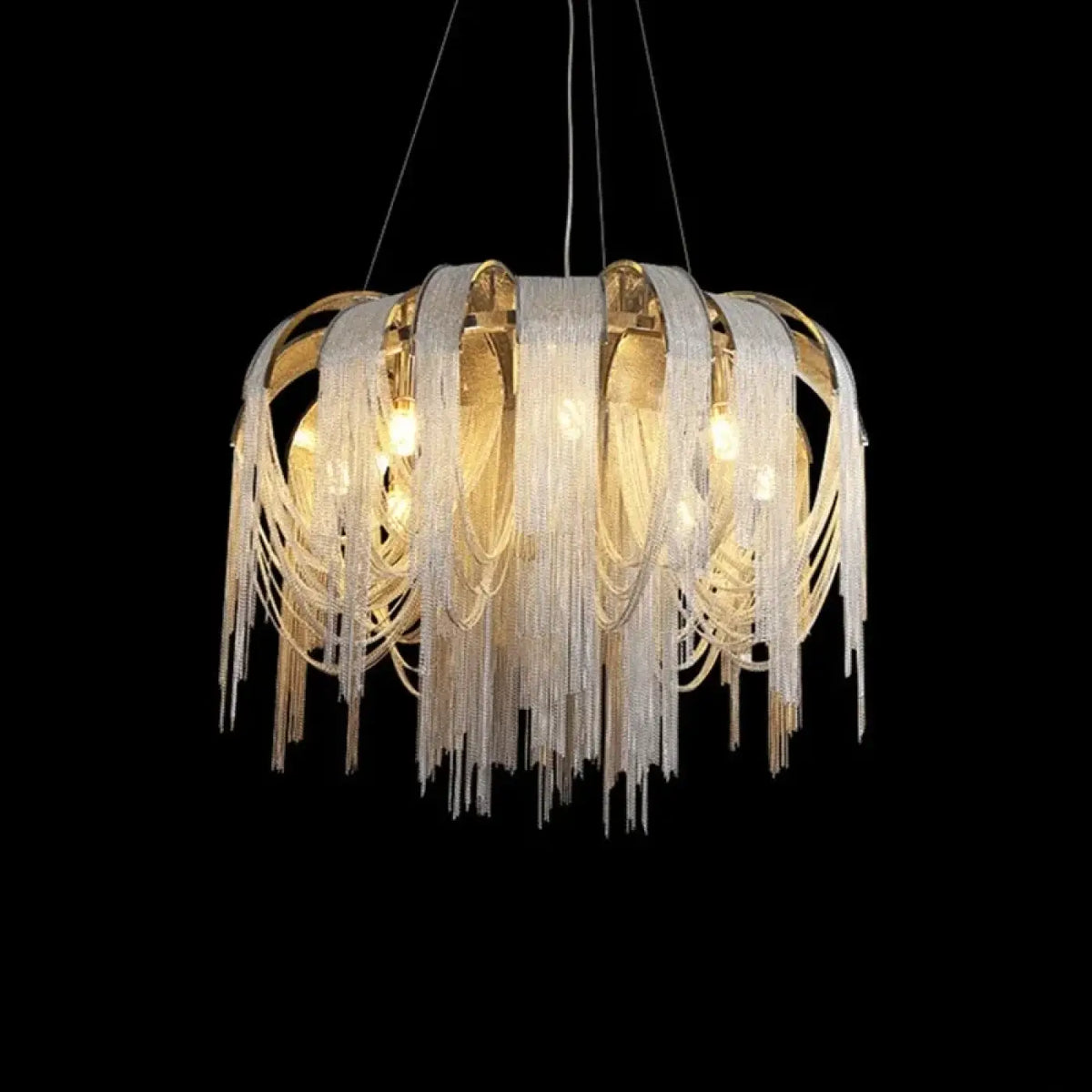 Suspension à Chaînes Lumineuses – Flona
