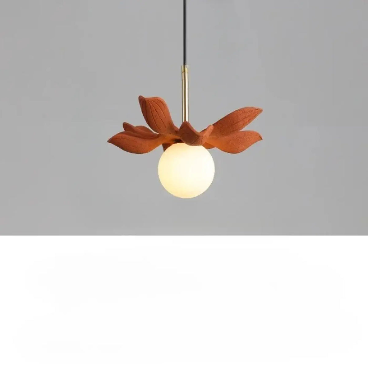 Suspension Florale à Globe Opalin – Fovan