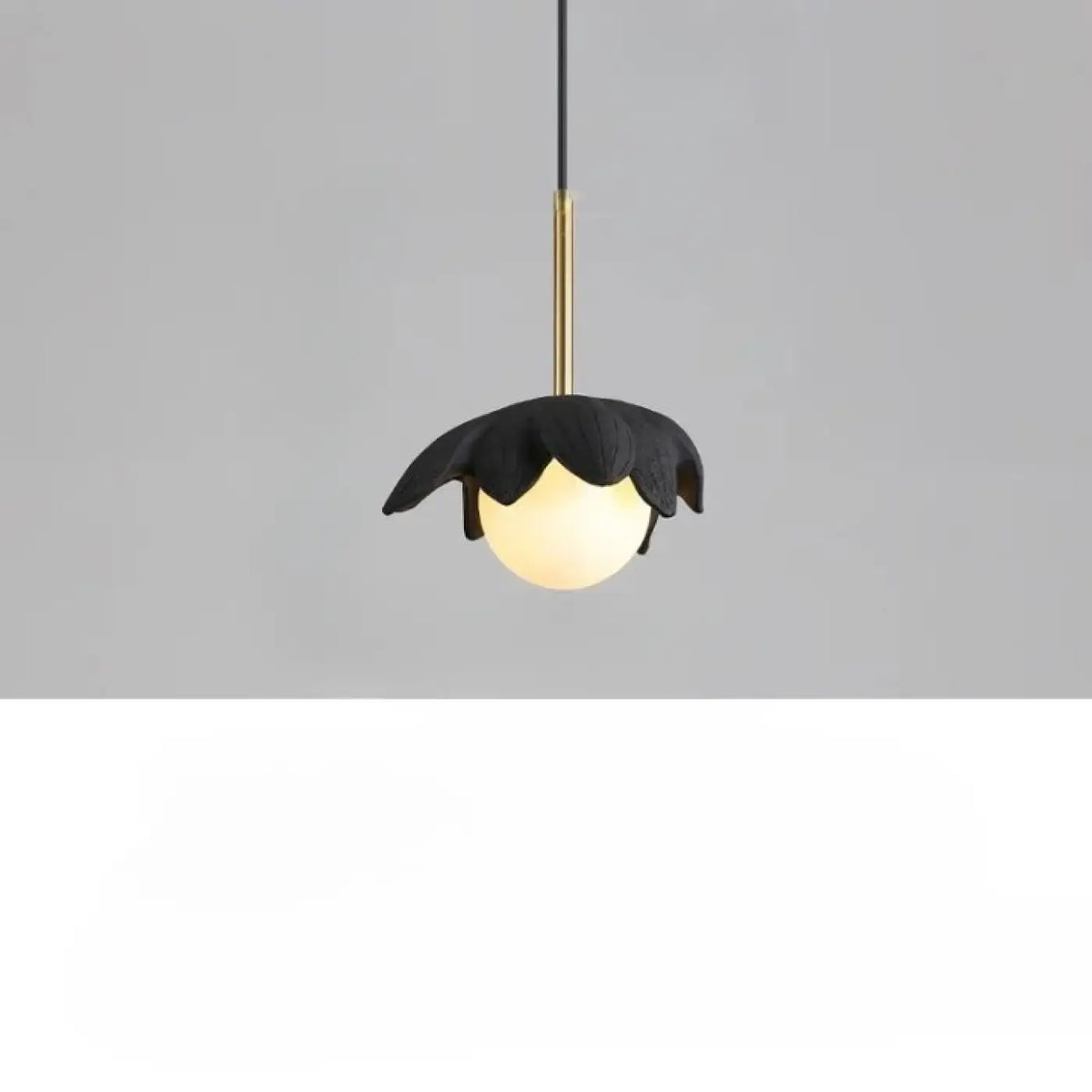 Suspension Florale à Globe Opalin – Fovan