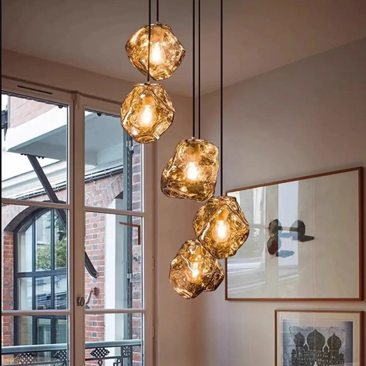 Suspension Glaçon en Verre – Clevia