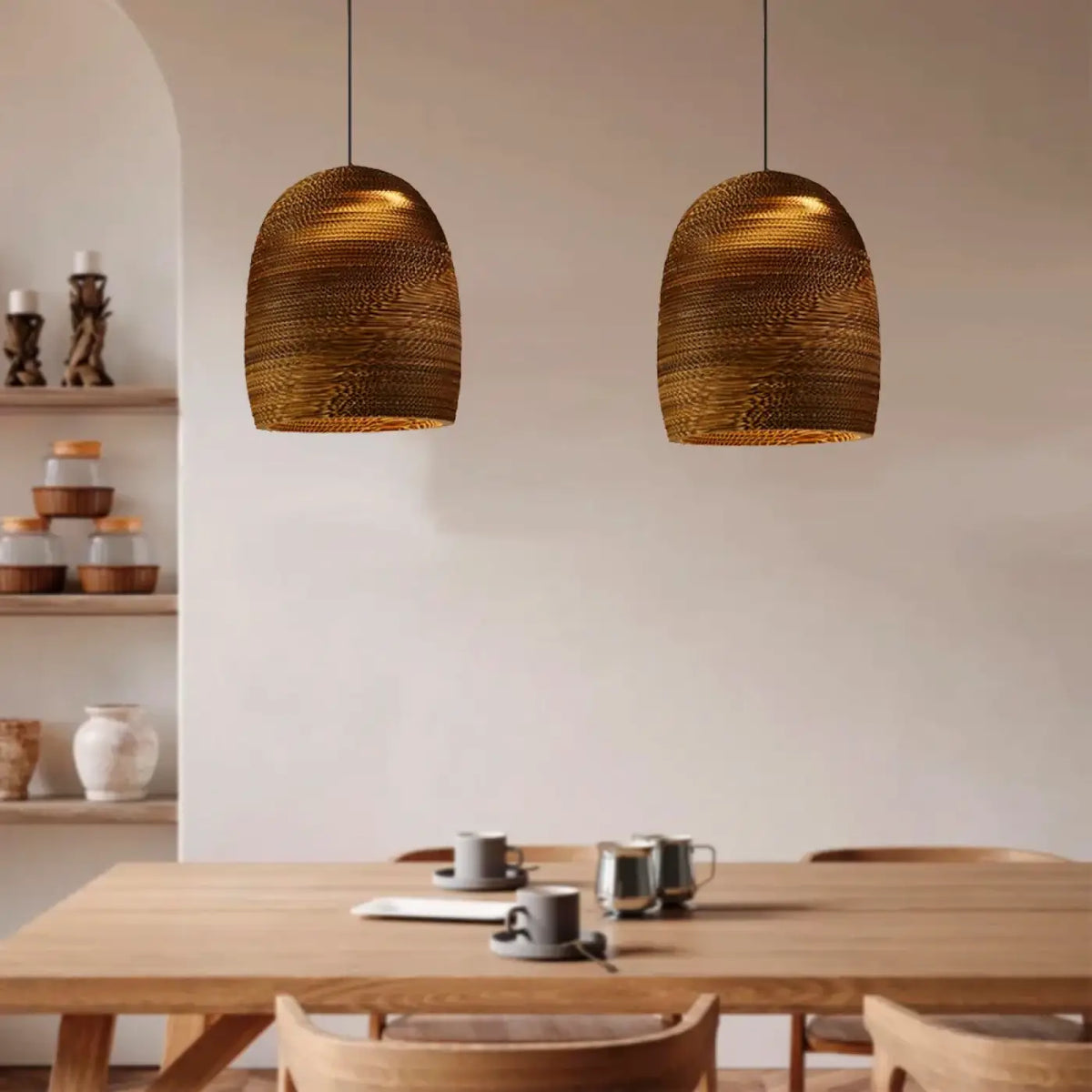 Suspension Design en Papier Sculpté – Zodon
