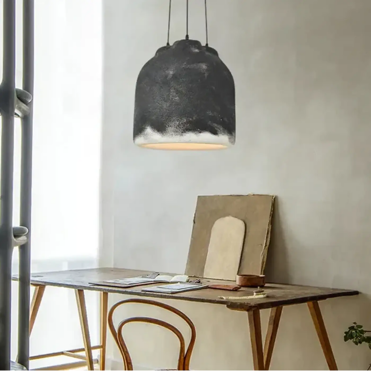 Suspension Sculpturale aux Formes Organiques – Jadel