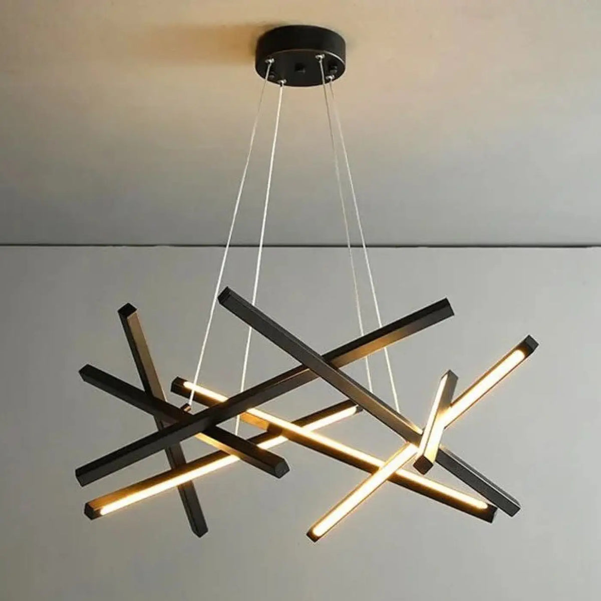 Suspension Graphique à Tubes Lumineux – Osane
