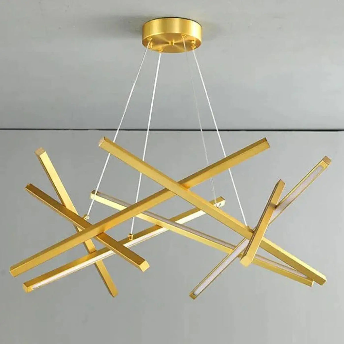 Suspension Graphique à Tubes Lumineux – Osane