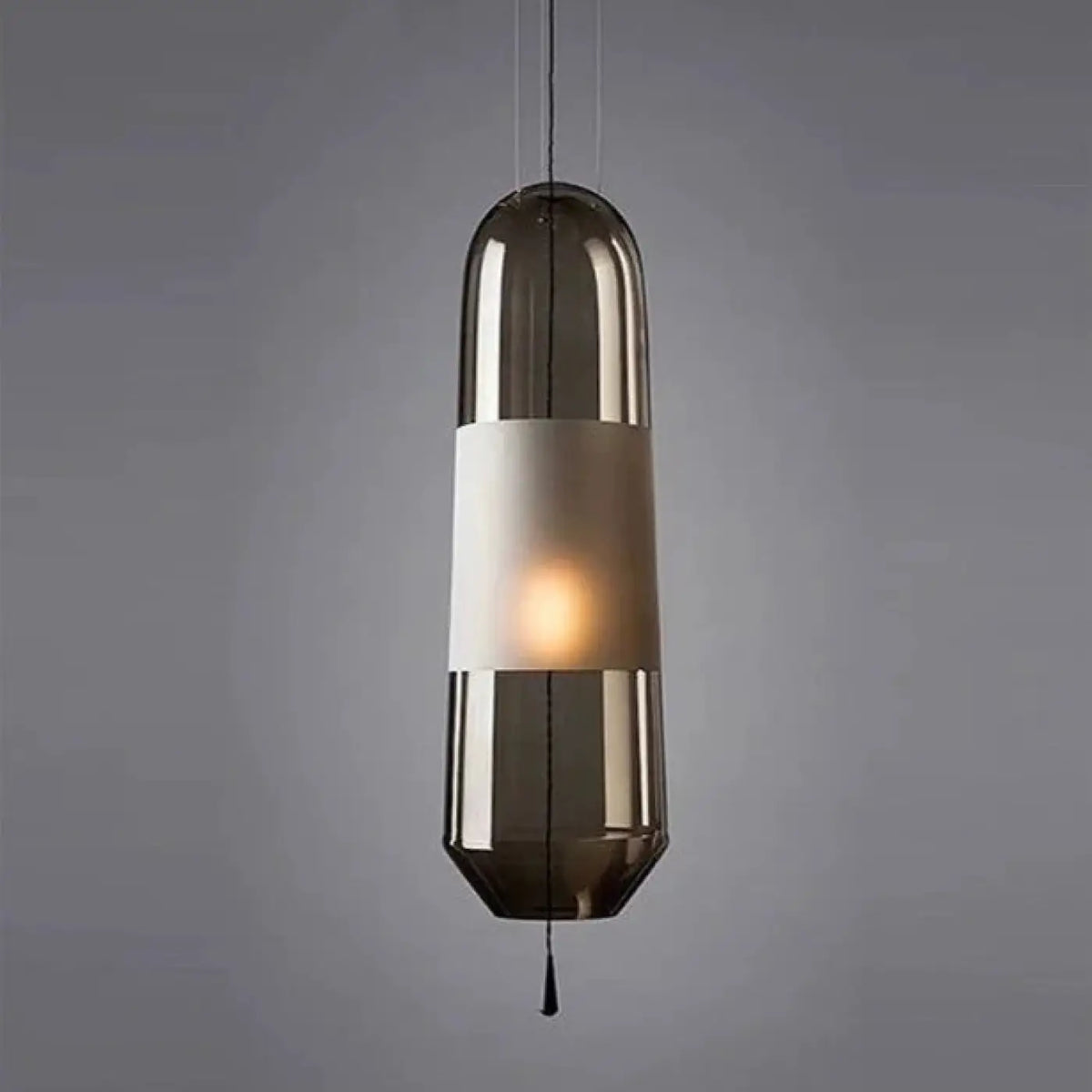 Suspension en Verre Ambré Lumière Tamisée – Joria
