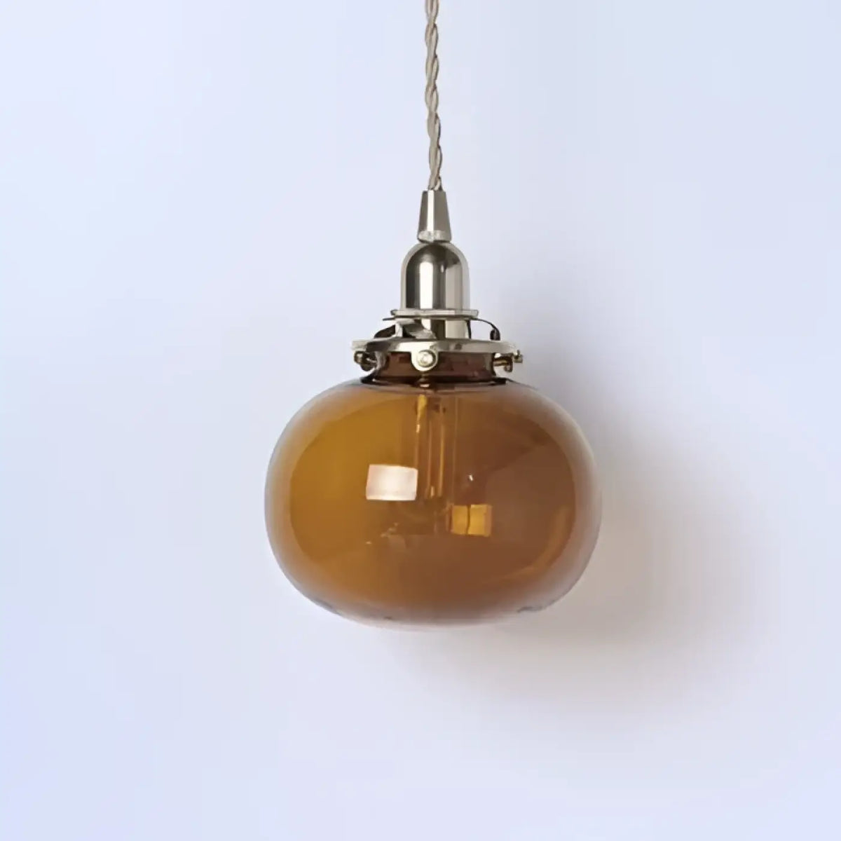 Suspension en Verre à Base Dorée – Kadelle